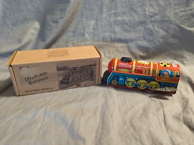 Welby Tin Treasures ''Overland Express'', Collectible Wind Up Tin Toy - NEW