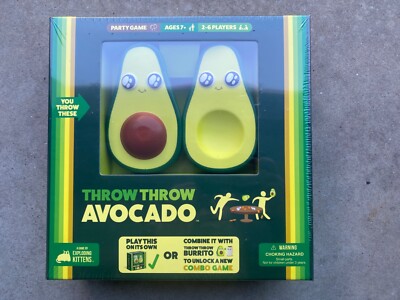 Throw Throw Avocado Game by Exploding Kittens NEW Family Friendly Party Game
