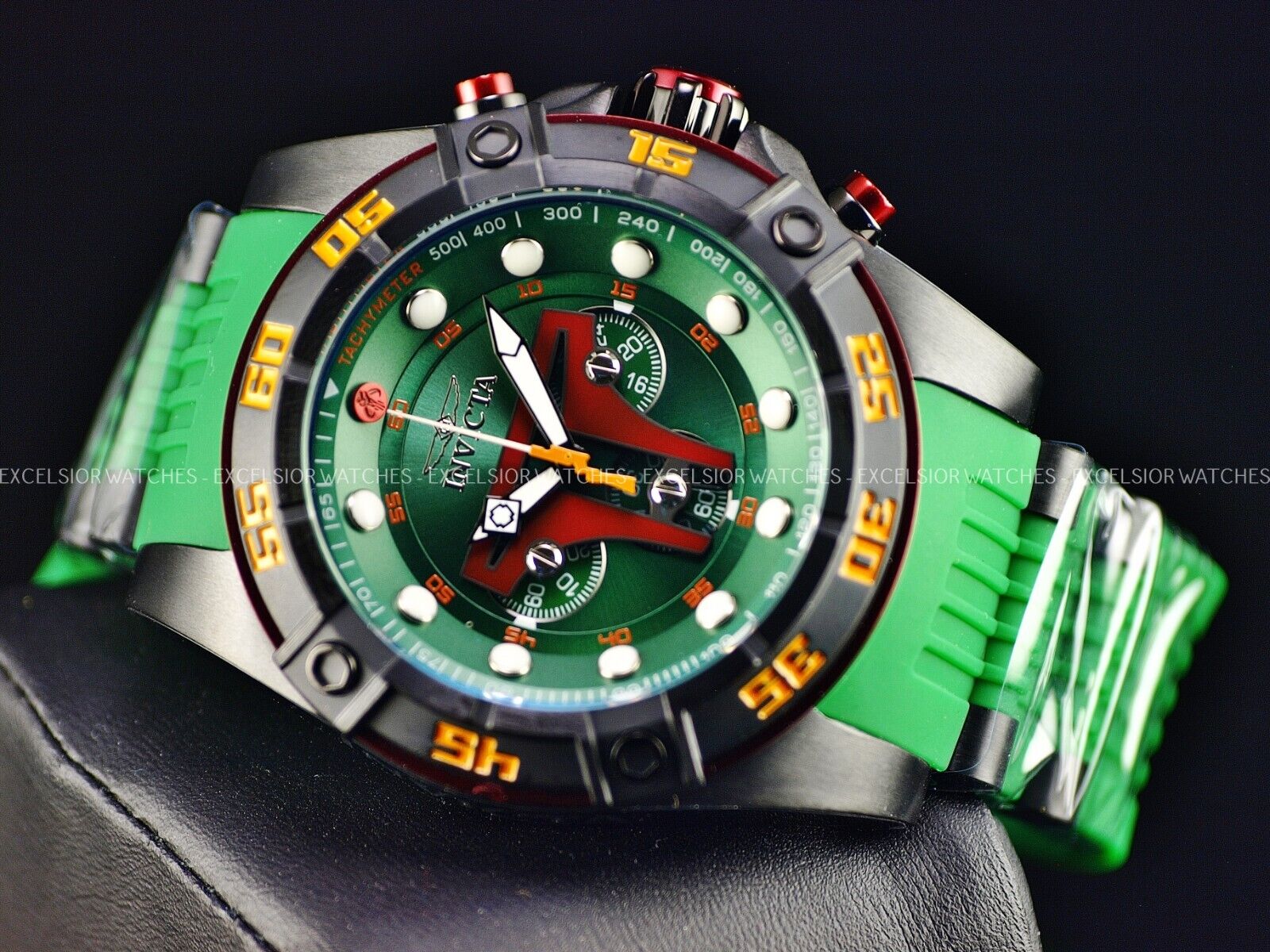 NEW Invicta Men's 52mm Star Wars BOBA FETT Chronograph NEW Invicta Men's 52mm Star Wars BOBA FETT Chronograph