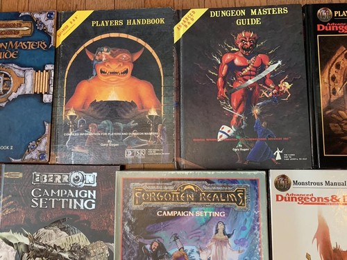 Vintage Lot 30 TSR DUNGEONS AND DRAGONS Modules Manuals AD&D D&D
