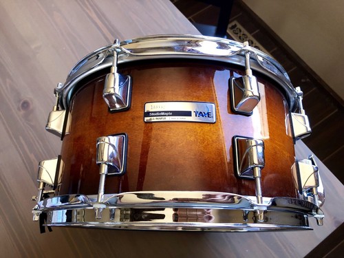 Taye Studio Maple 13x7 Snare Drum Java Burst