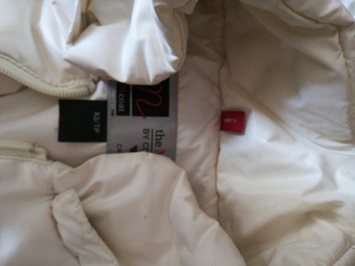 Maternity babywearing Winter Coat xs White  - The M Coat