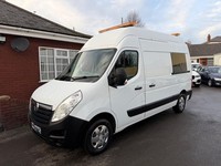 2015 65 VAUXHALL MOVANO 2.3 CDTI 125 3500 L2 H3 WHITE EX POLICE CAMERA VAN CCTV