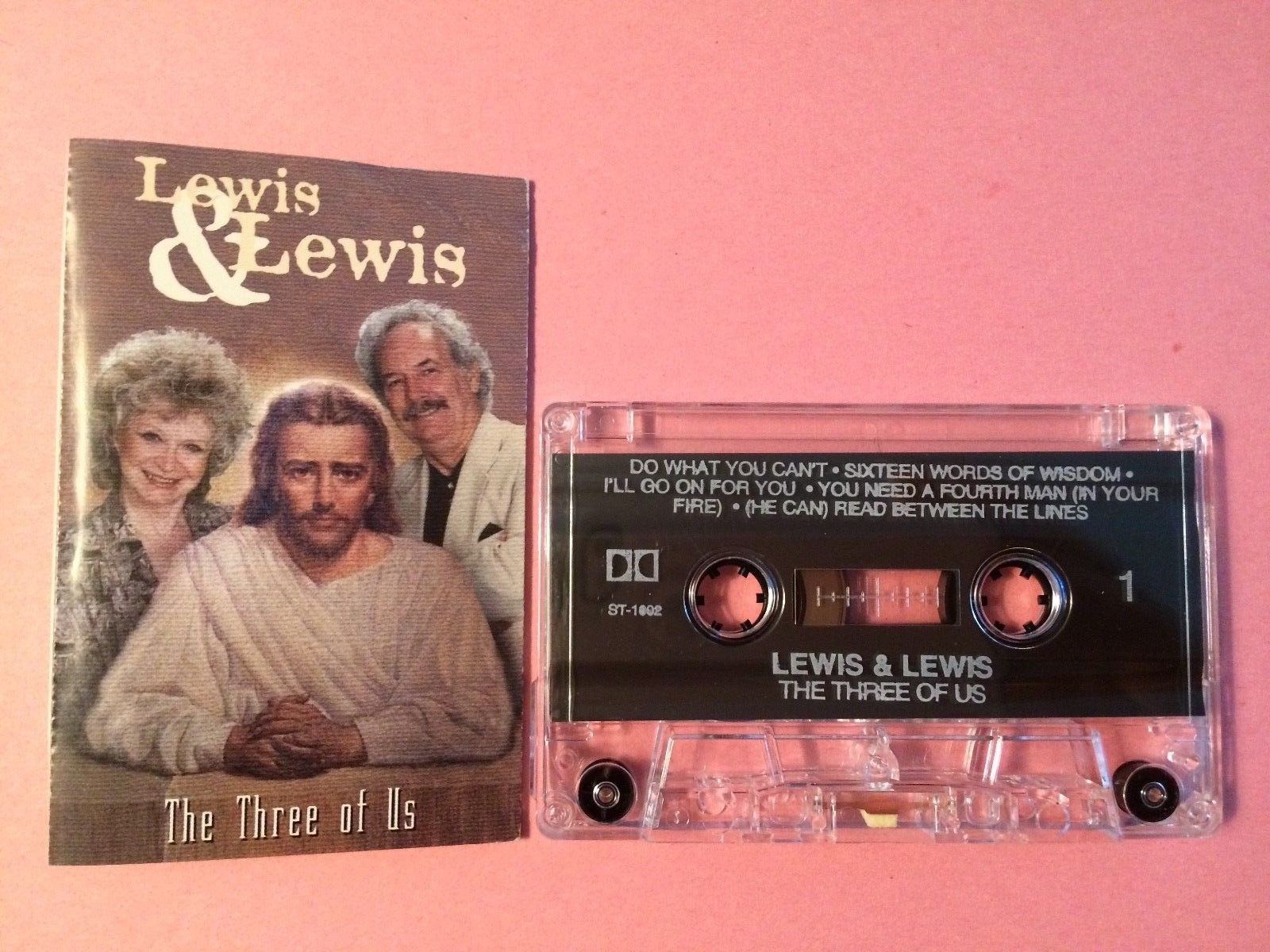 Lewis & Lewis - The Three Of Us, K7 CASSETTE 1999 Sterling Records Gospel MC