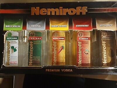 Confezione Nemiroff Premium Vodka - 5 bottigliette