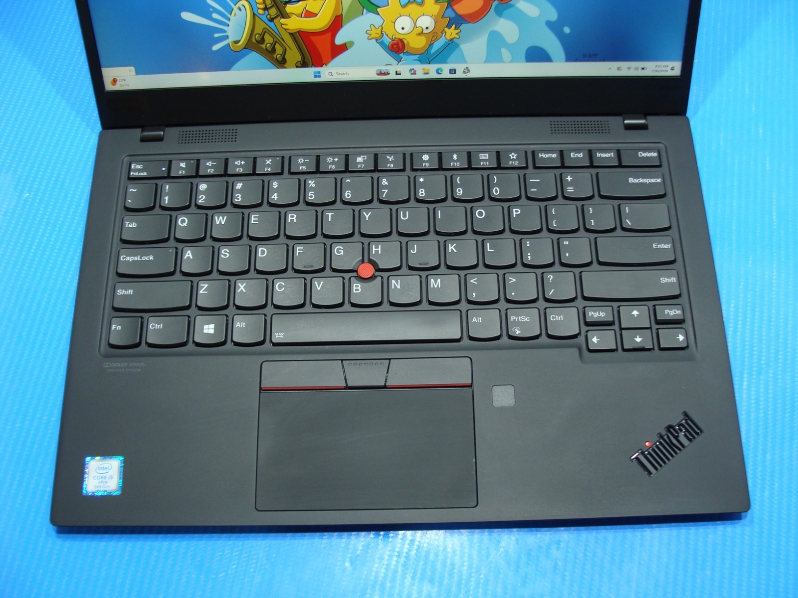Lenovo ThinkPad X1 Carbon Gen 7 14" FHD i5-8265U 8GB 256GB Win 11 Pro - Thumbnail 4
