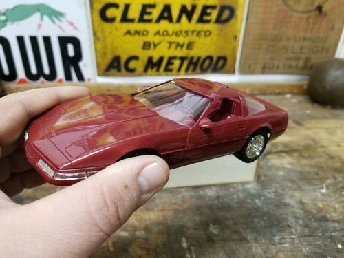 1990 Corvette ZR1 6034 ERTL Promo Red Metallic Box Nice