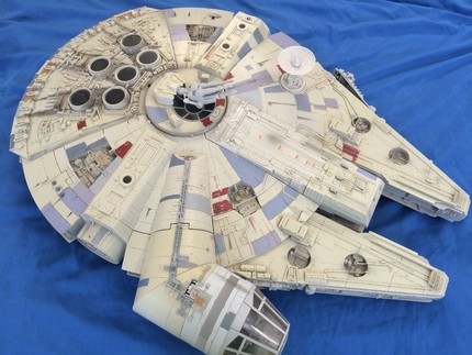 STAR WARS MILLENIUM FALCON + GENERAL GREVIOUS SHIP + LOTS FIGURES