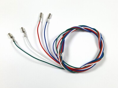 Set of 4 Phono cables connection arm SME Shell rca turntable Thorens 35 cm