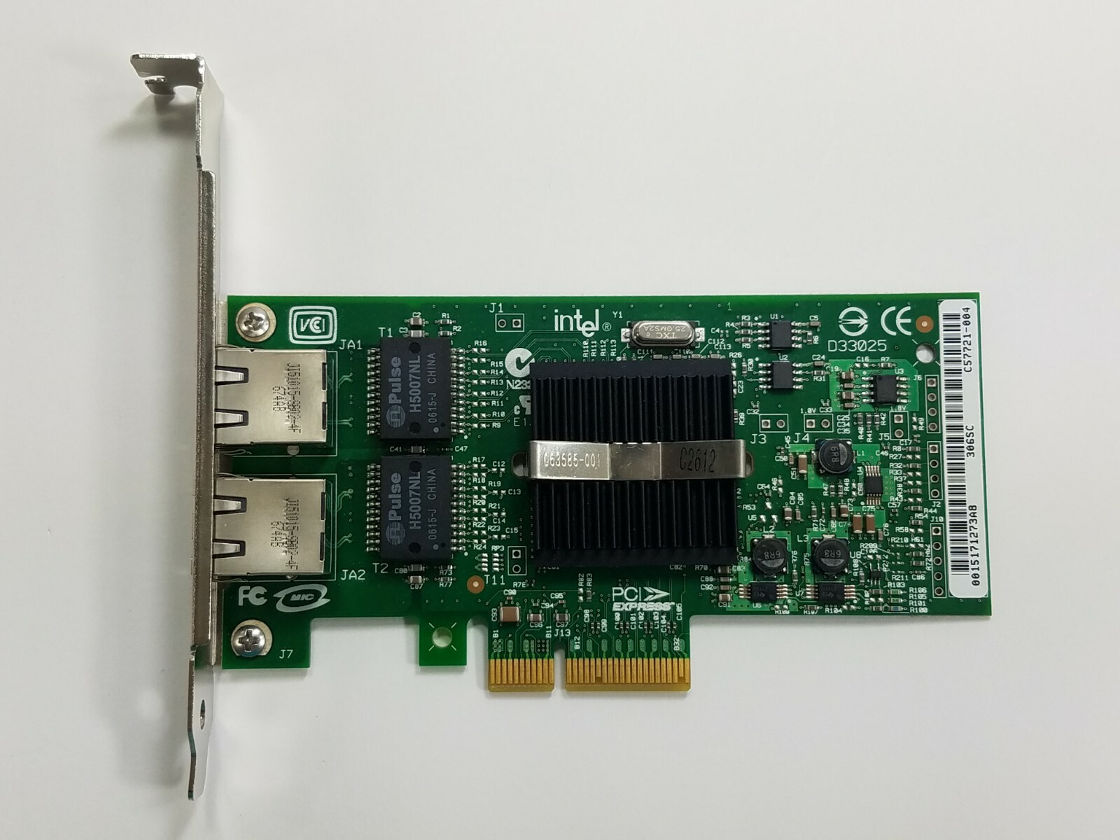 Dell Intel Pro/100 Dual Port PCI-e Server Adapter  D33682 0X3959 Lan Card