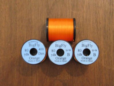 Fly Tying Uni Big Fly Thread- Orange- 80yds.