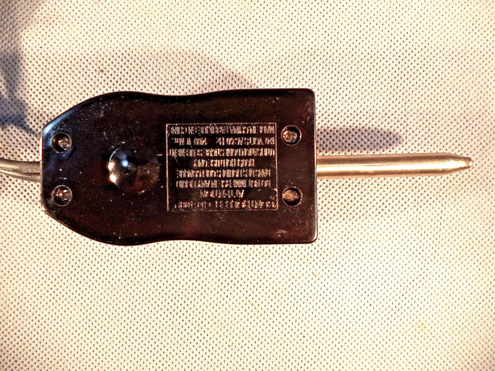 Black & Decker GD100P Skillet Heat Control Cord Temperature Power Probe