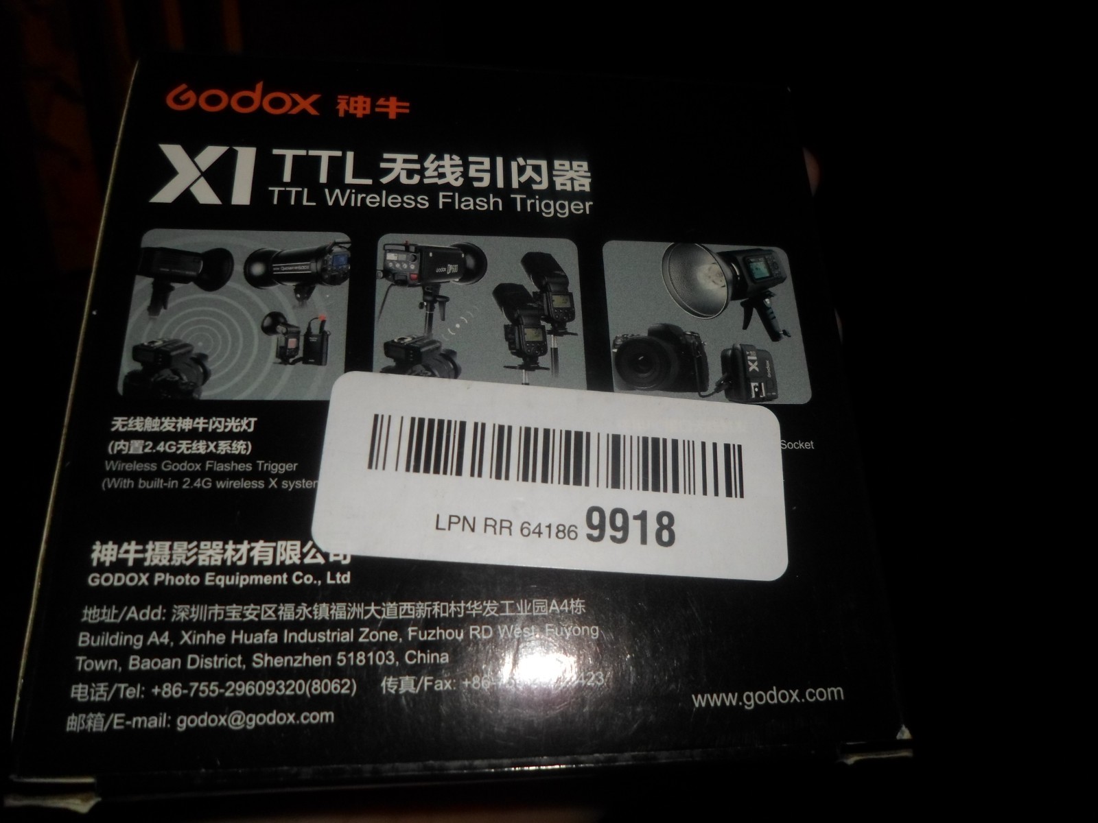 Godox X1T-O TTL 2.4G Wireless Flash Trigger Transmitter For Olympus/Panason