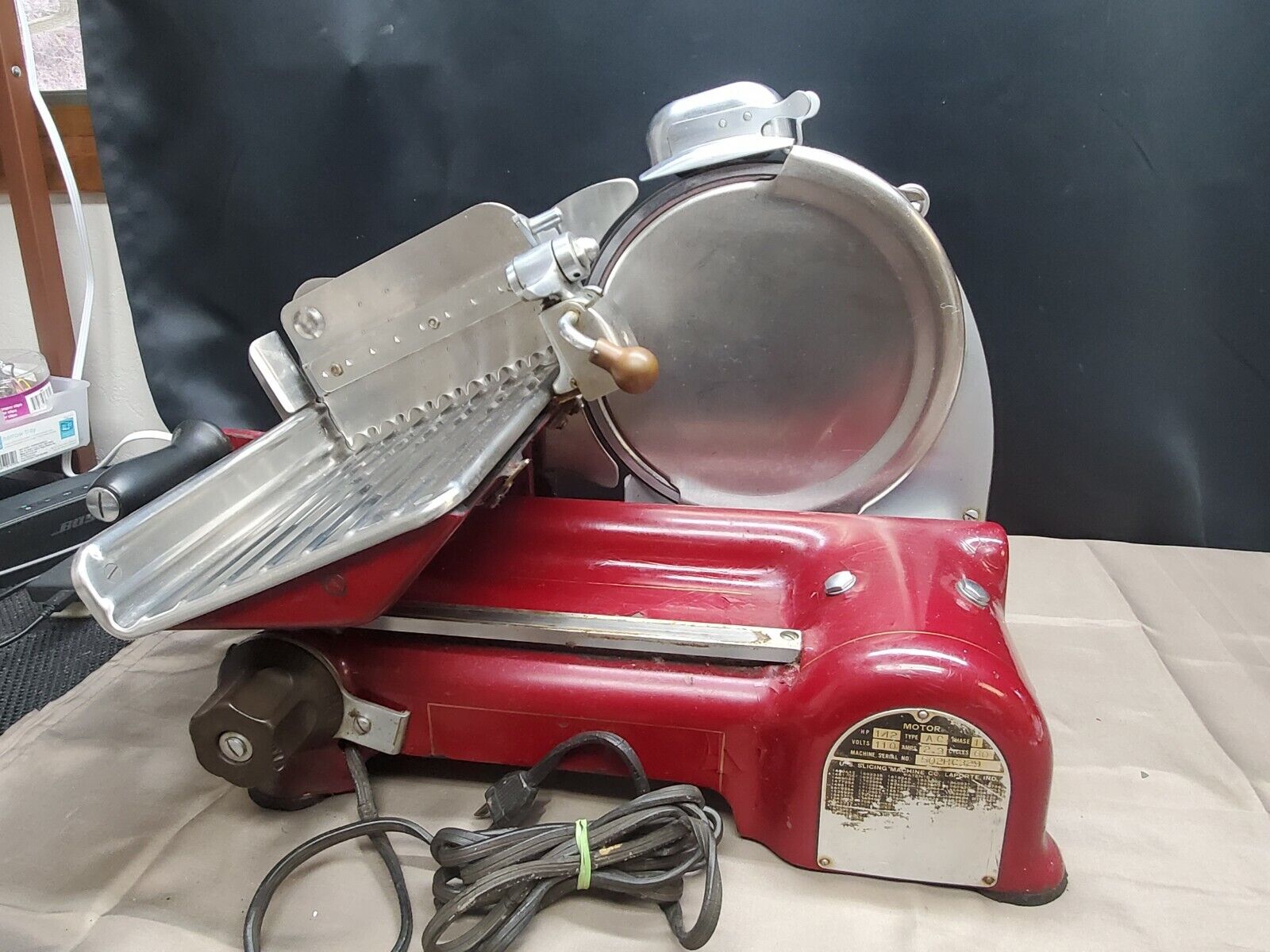 18-354 ONOUE.S CUTTING MACHINE MACHINE ㈱尾ノ上製 スライサー 18-354 ONOUE.S CUTTING MACHINE MACHINE ㈱尾ノ上製 スライサー