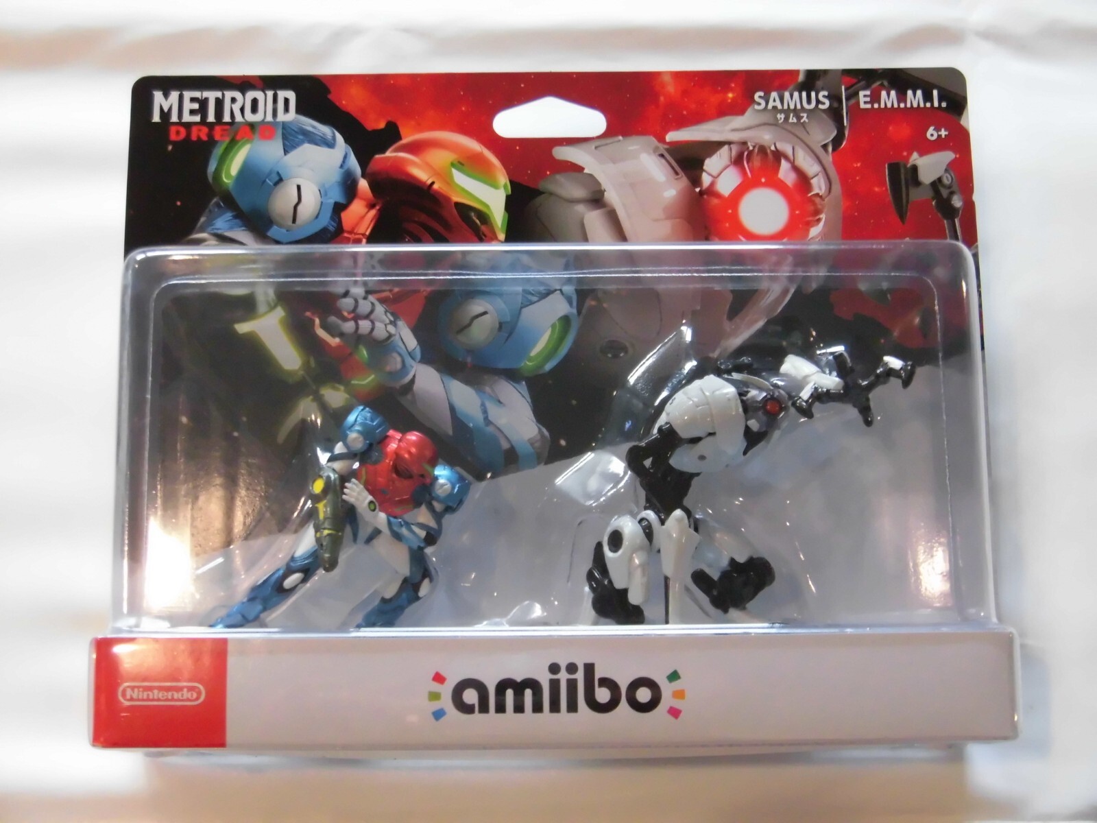 METROID DREAD SAMSU & E.M.M.I amiiboはこ付き Nintendo amiibo SAMUS & E.M.M.I. Double set Metroid Dread
