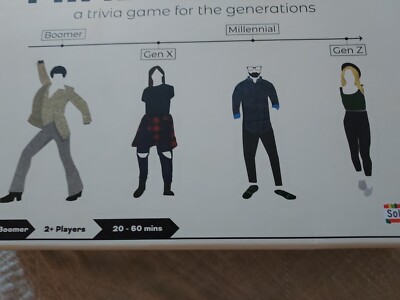 MIND THE GAP - A Trivia Game for the Generations - Family Fun NEW  FREE SHIPPING