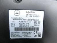 Mercedes W205 C250 14-18 Steuergerät SG Kom-Modul GEN3 Verkl. Dat. Dienst Mercedes W205 C250 14-18 20.02.2015... Vorschau 2