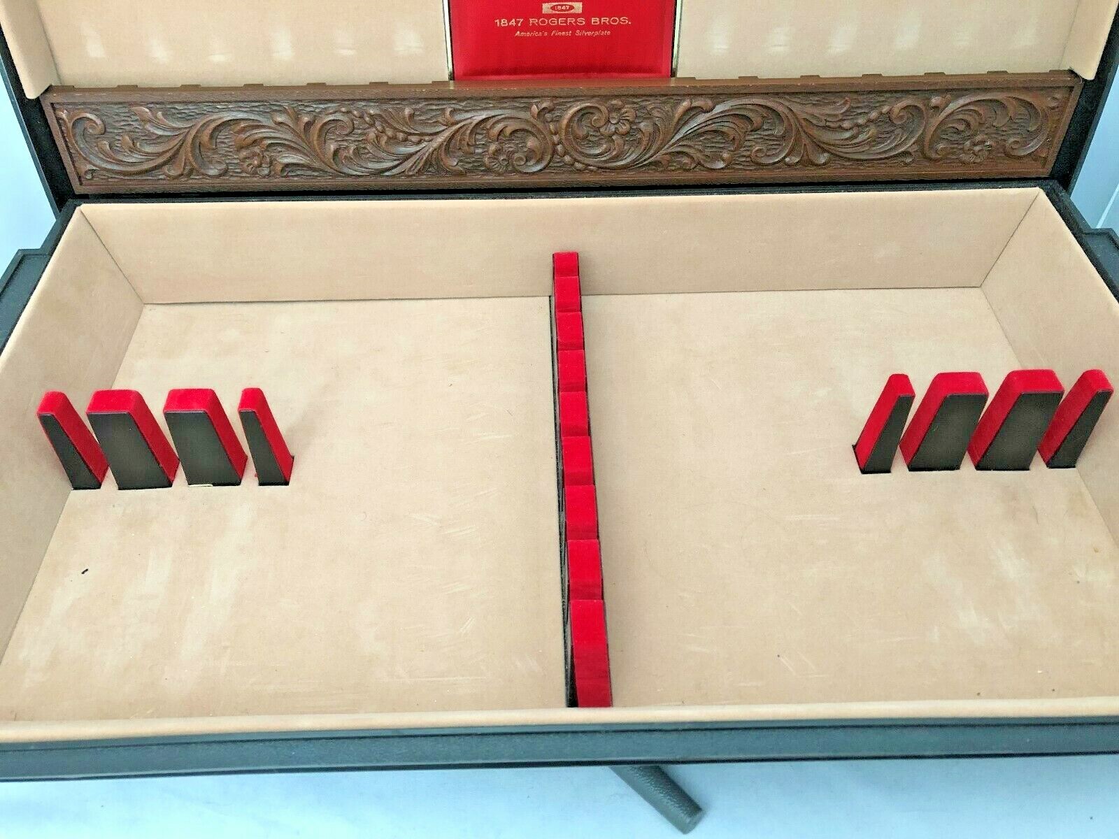 Vintage 1847 Rogers Bros. STORAGE CHEST for Flatware