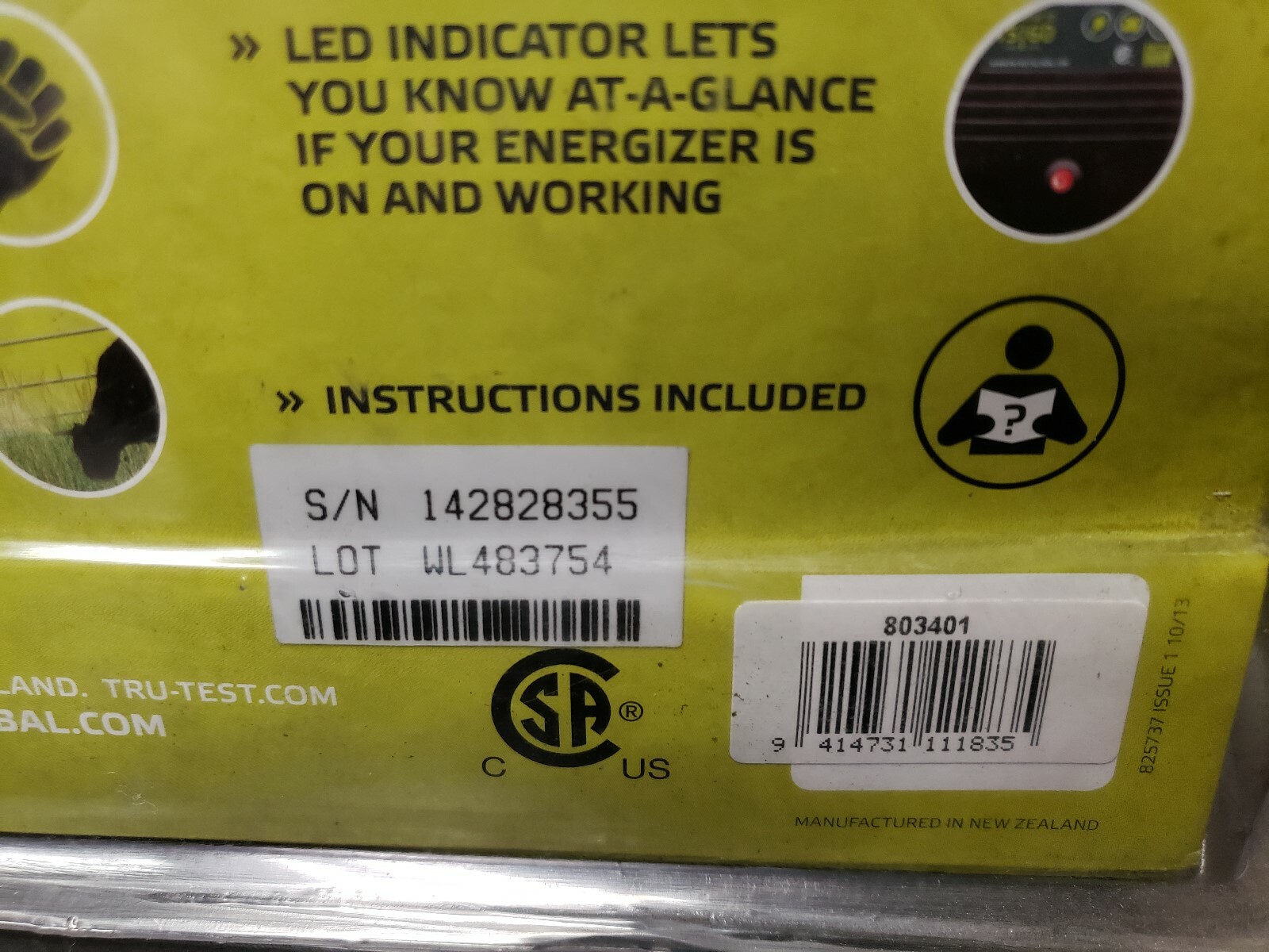 Patriot P5 Dual Purpose Electric Fence Energizer, 0.50 Joule, New, Free Shipping