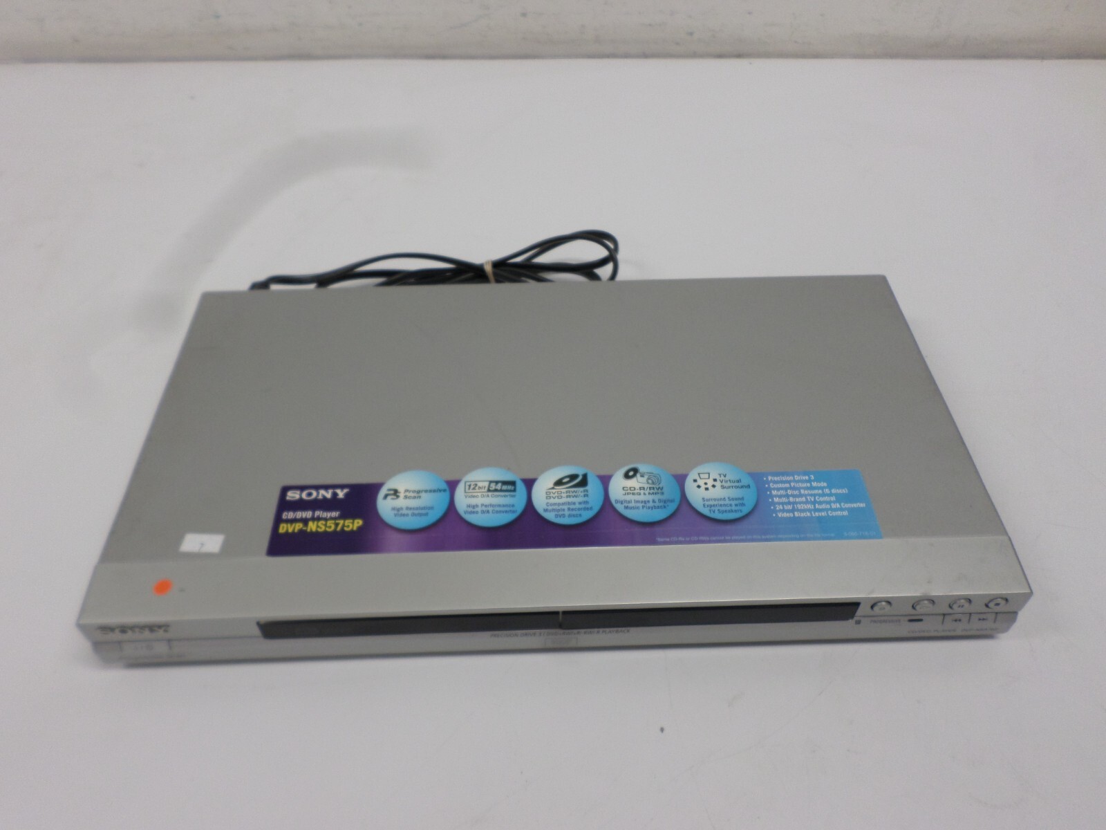 For Parts Sony CD/DVD Player DVP-NS575P | eBay