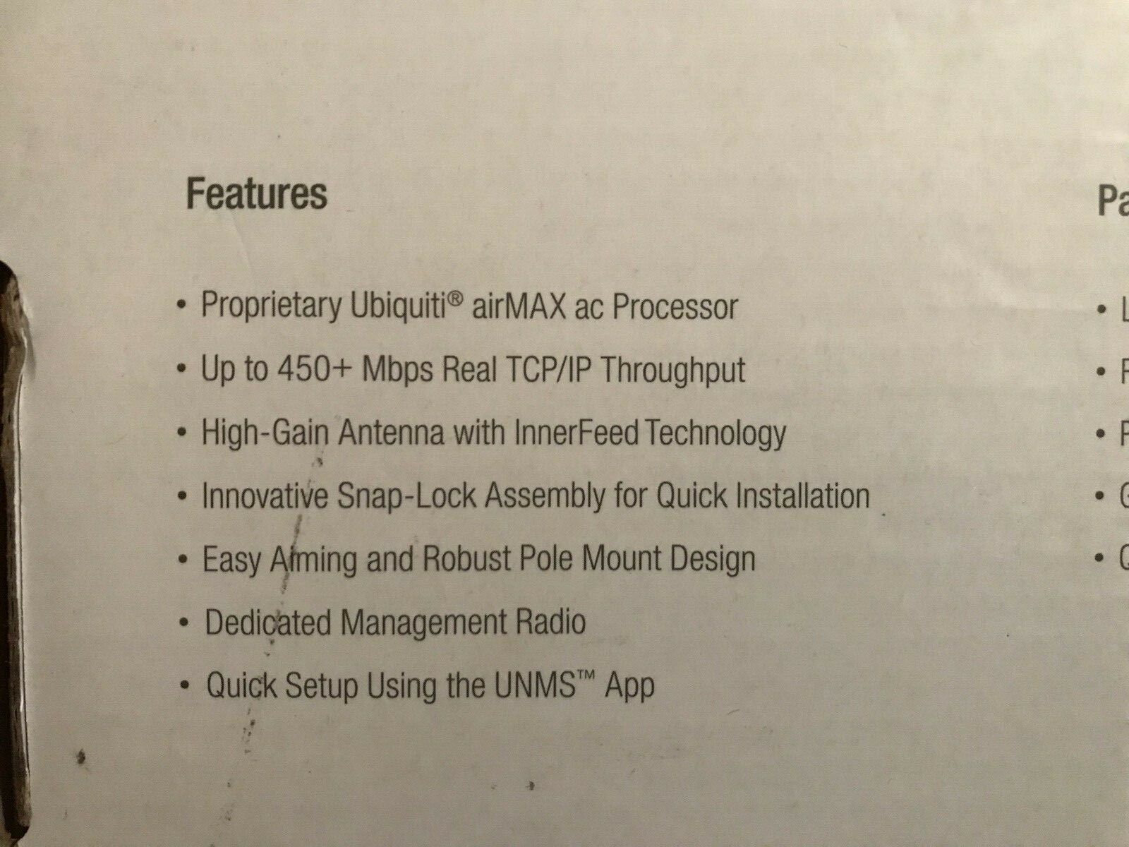 UBIQUITI NETWORKS - LBE-5AC-GEN2 5GHZ AIRMAX AC LITEBEAM GEN2