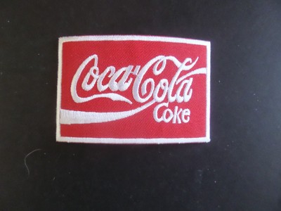 COCA-COLA COKE SODA'' EMBRODIERED IRON ON PATCHES 2-1/4 X 3-1/2