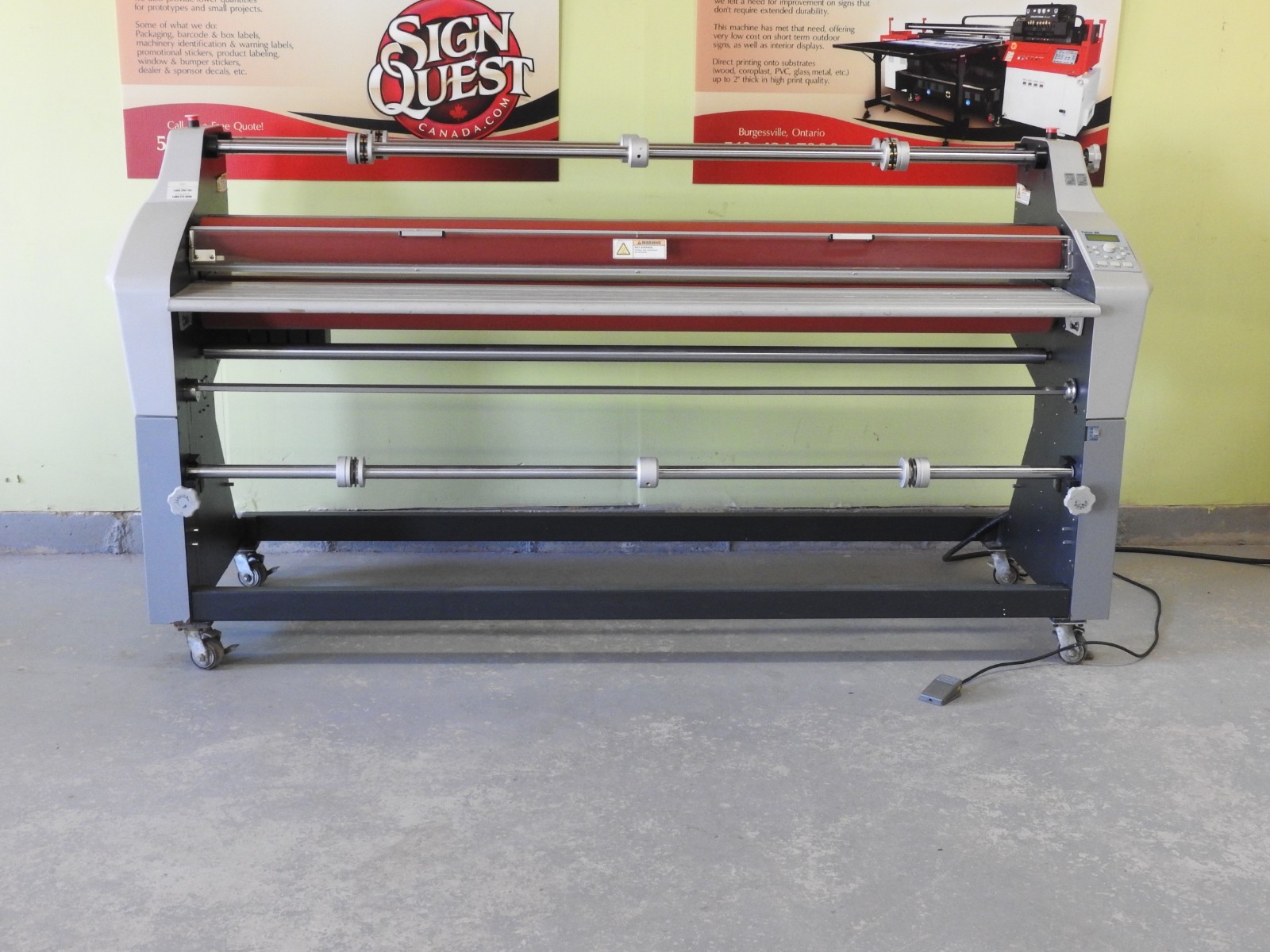 GBC Talon 80 Hot/Cold Laminator - for use with Roland Mimaki Mutoh HP printer