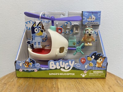 Bingo's Helicopter Bluey Moose Toys New