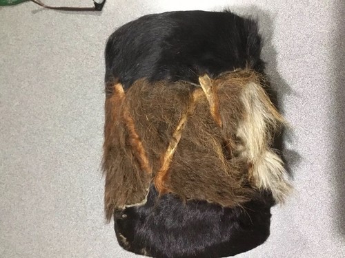 Handmade Fur Covered Drum!!