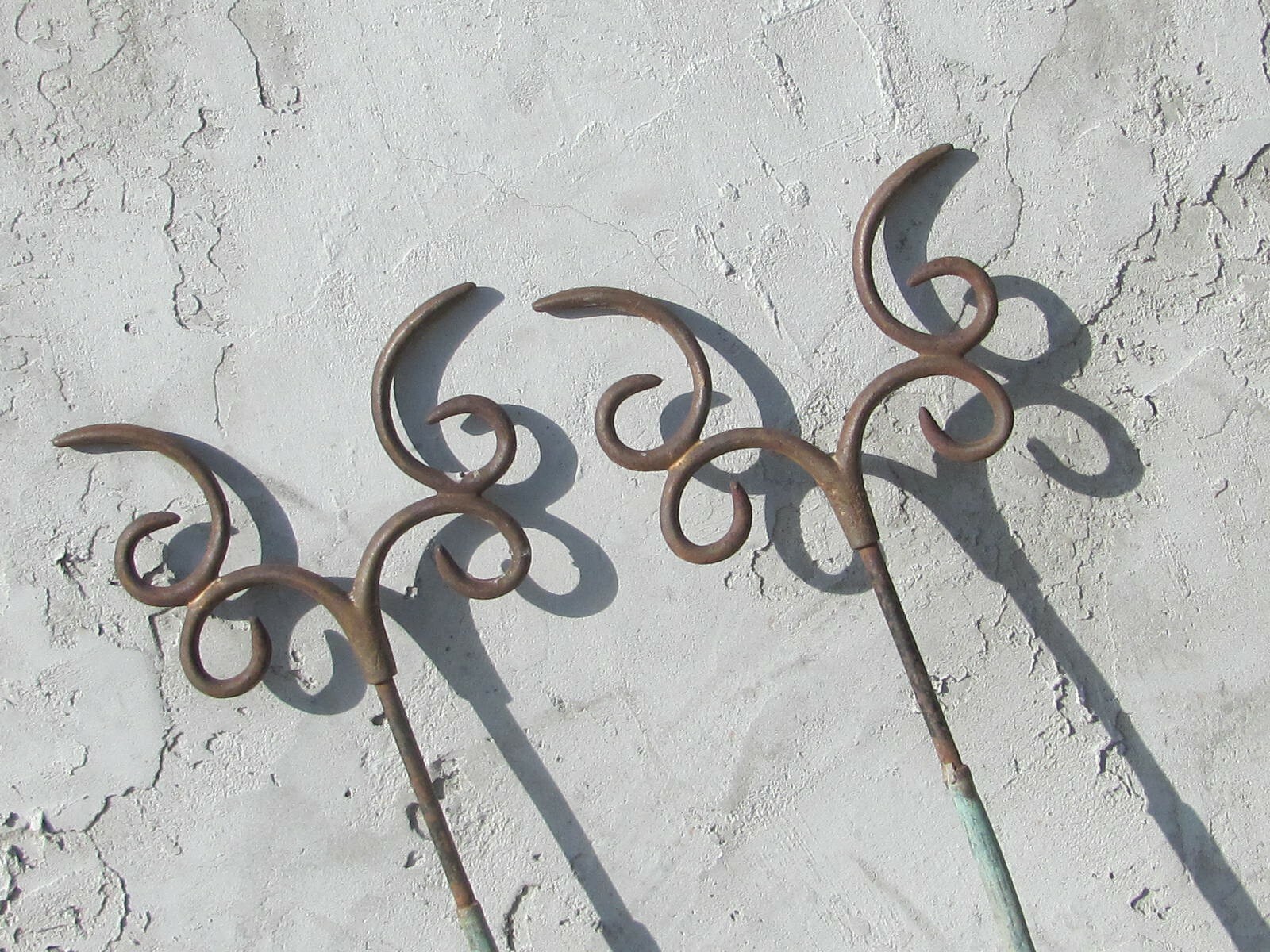 2 Vintage Gothic  Lightning Rod Tips/Toppers