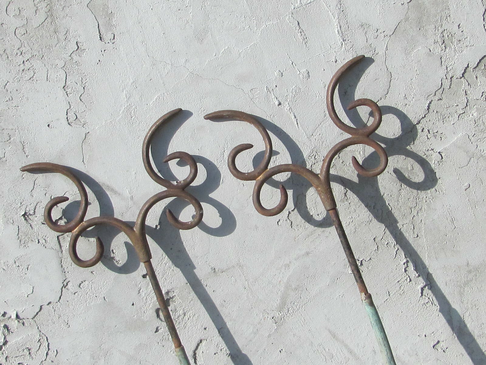 2 Vintage Gothic  Lightning Rod Tips/Toppers