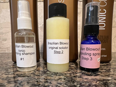 Brazilian  Blowout original solution kit DIY .5oz ionic-1oz solution-,5 ionic