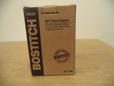 Bostitch STCR50193//8-5M 3//8-in Long Heavy-Duty PowerCrown Staples Industrial Supply 5,000 pk Harware Tools