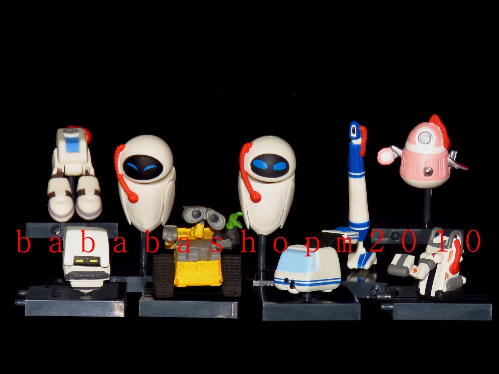 Yujin Disney Wall-E Gashapon Figure ( full set of 9 figures