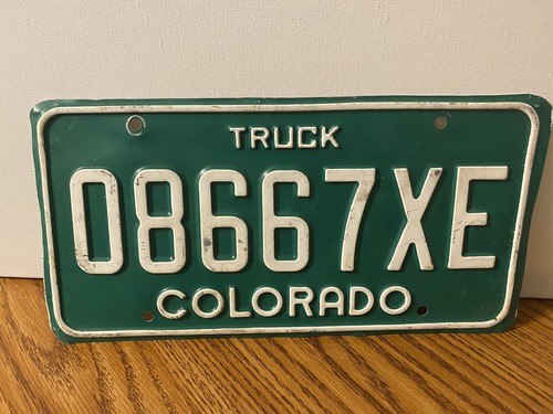 タリアトーレ46 COLORADO 1980 Colorado License Plate 08667XE | eBay