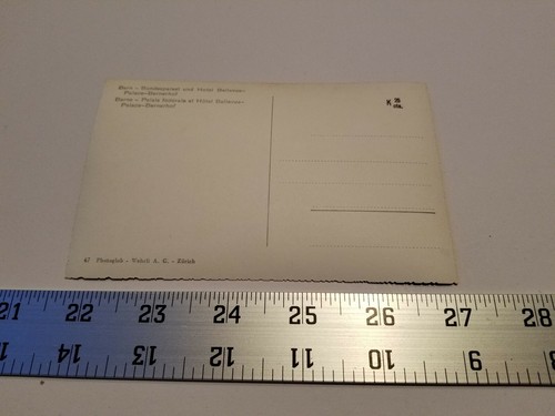 Home Treasure Bellevue Palace Hotel Postcard Bern Switzerland Postal Card Zurich
