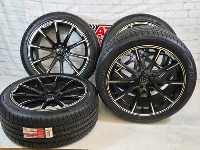 22'' inch Wheels with Tires Fit Mercedes G Wagon Brabus Machined 5x130 Set of 4
