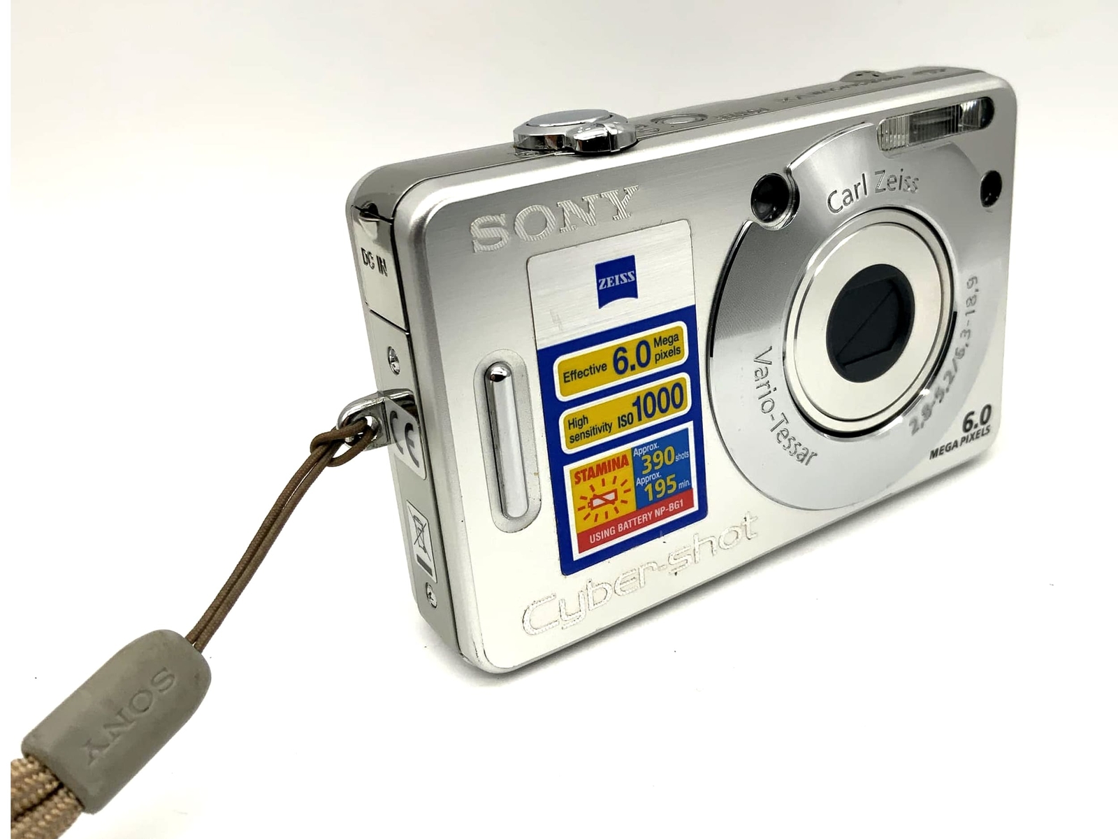 ソニー　SONY cyber shot DSC-W50 メモリ、変換器付き ソニー SONY cyber shot DSC-W50 メモリ、変換器付き - メルカリ