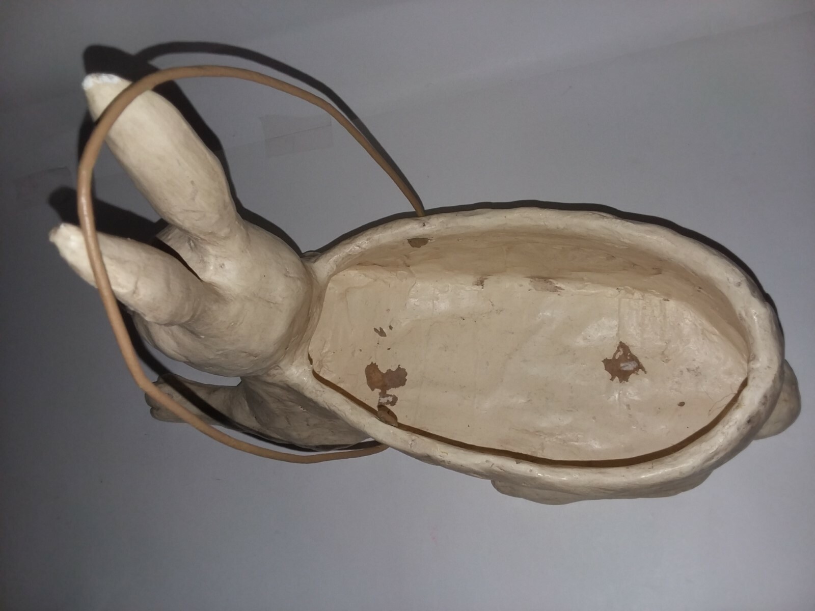 Vintage Rabbit/Bunny Basket Paper Mache RARE RARE