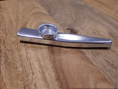 Kazoo Flöte Metall Membran Musik Membranophon in silber