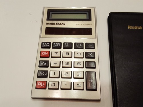 Radio Shack EC-440 Solar Power Deluxe Calculator Vintage WORKS!