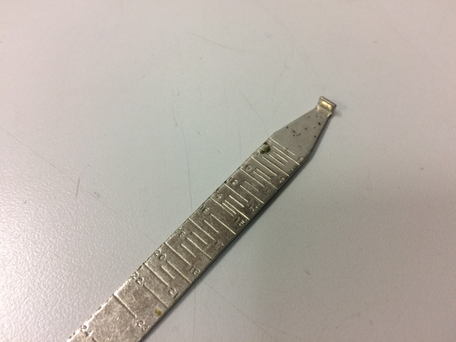 Vintage CG Conn Saxophone Pad Measuring Tool