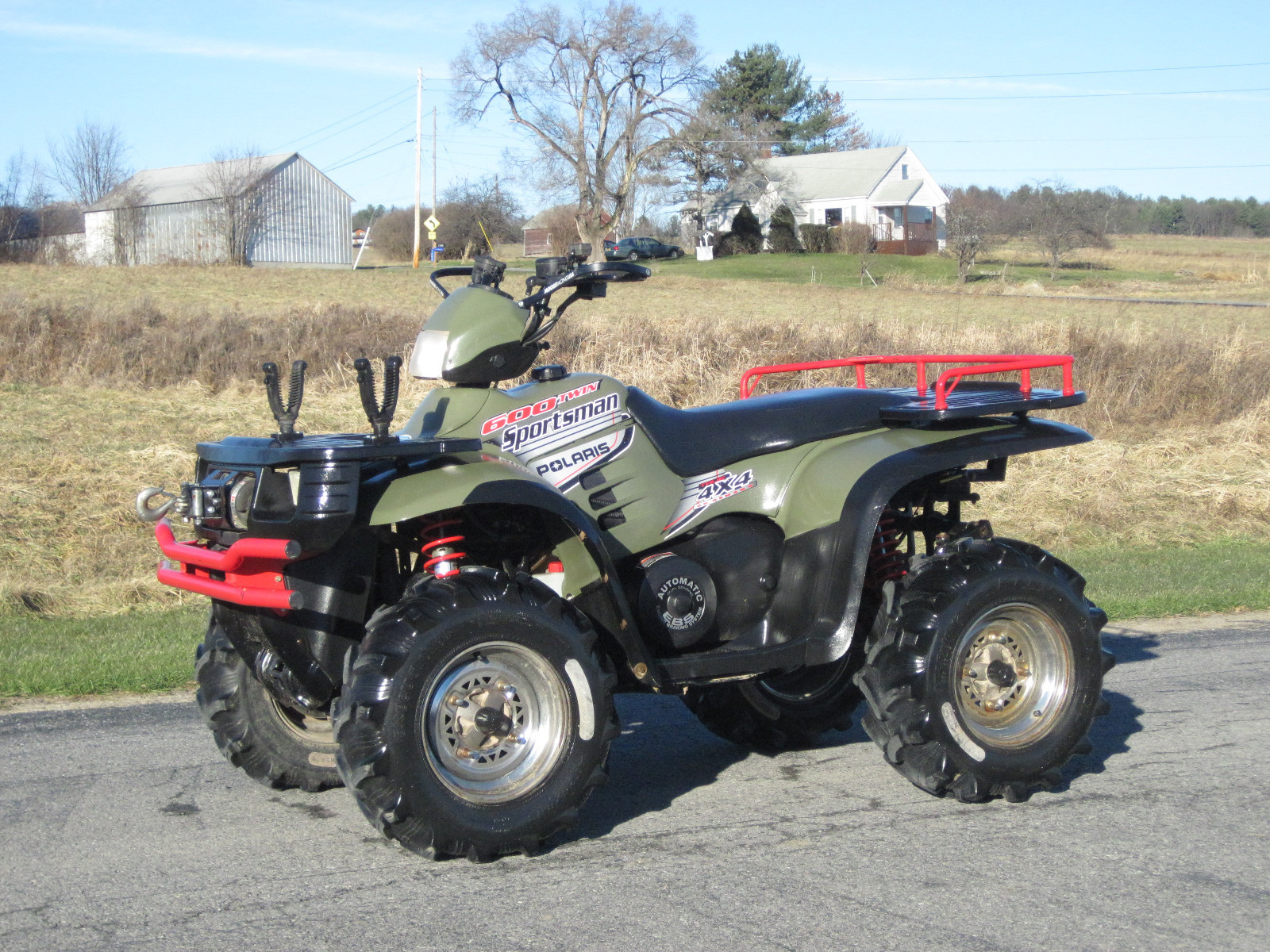 2003 POLARIS SPORTSMAN 600 TWIN 2700MI 4X4 CHEAP SHIPPING XP ATV QUAD HO RAZOR
