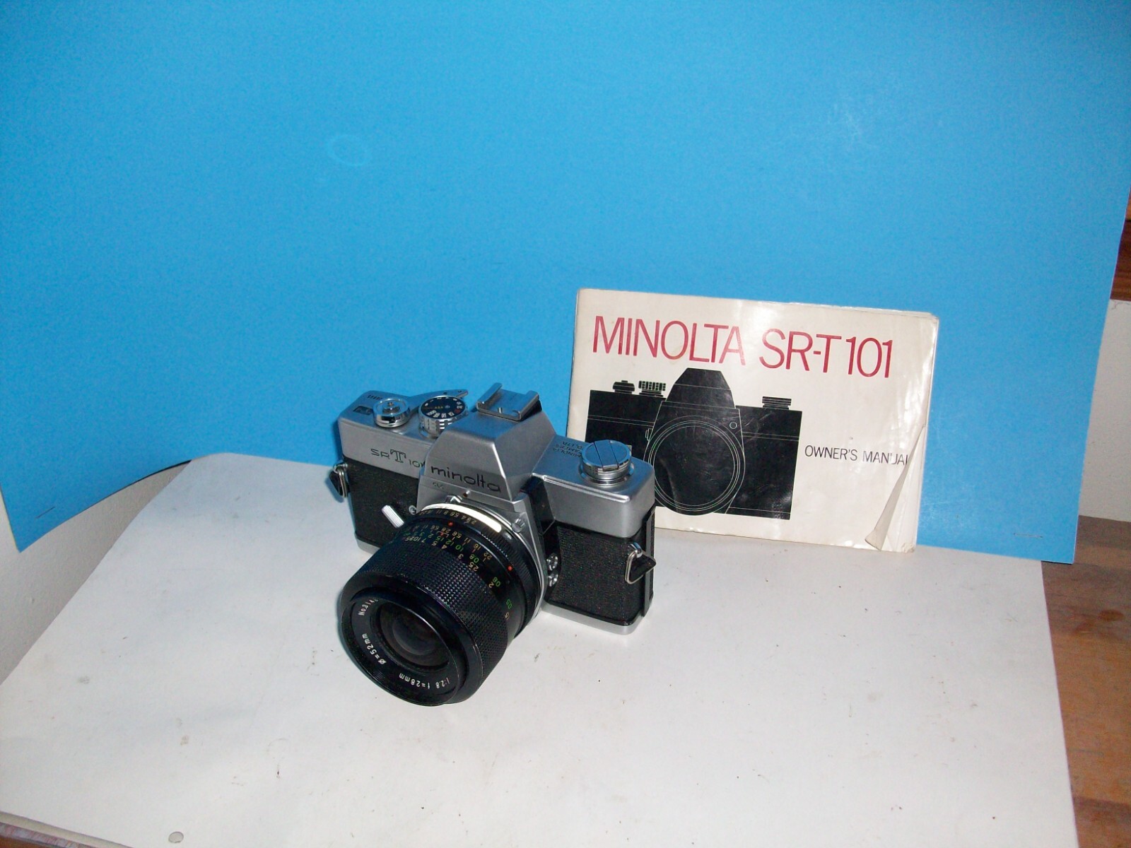 RICARDO　MINOLTA  SRT101 Minolta SRT 101 Camera - Refurbished (Re-coated in Olive