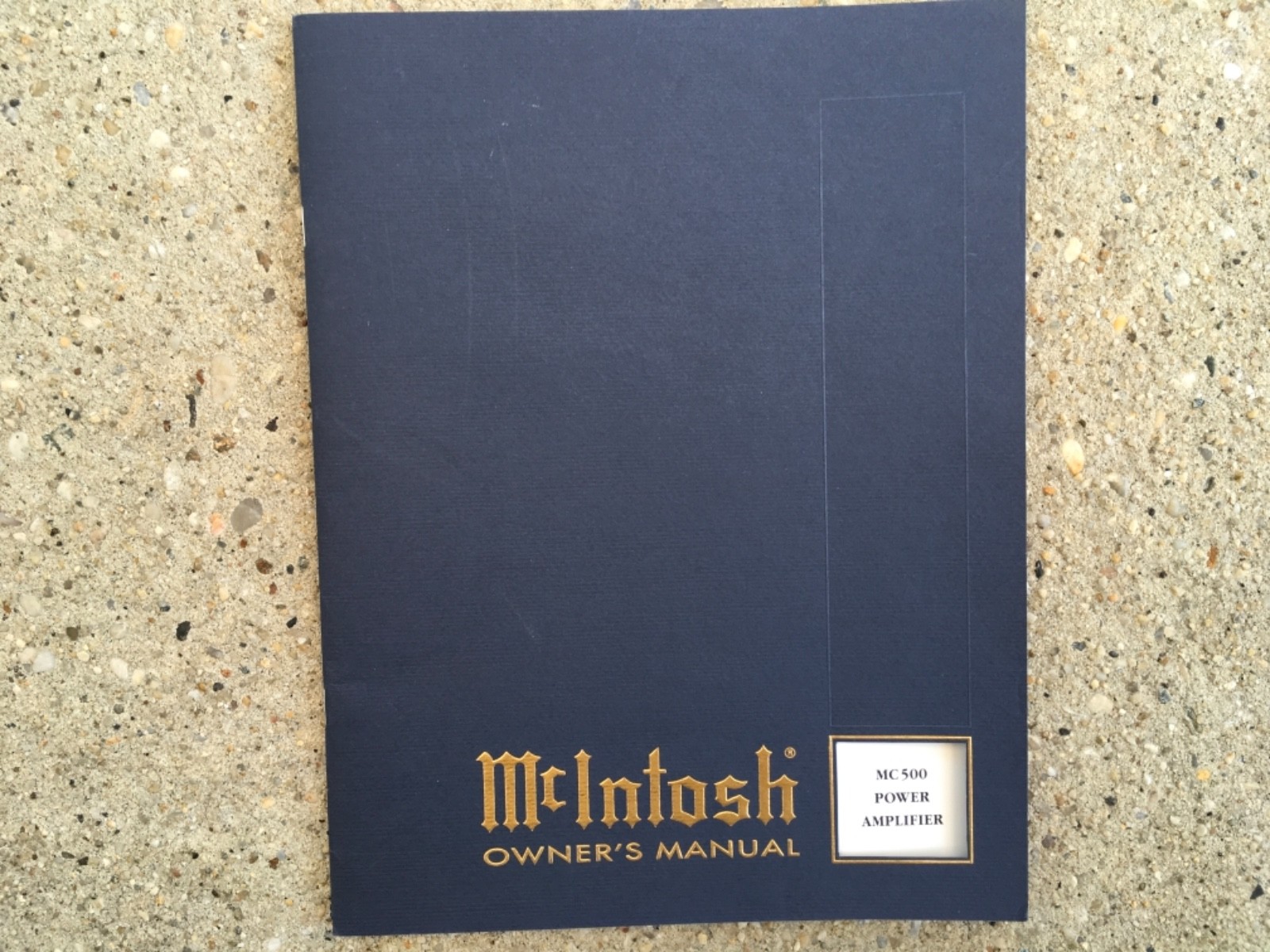 MCINTOSH ( RARE ) CHROME CHASSIS MC-500 AMPLIFIER CERTIFIED@ AUDIO CLASSICS