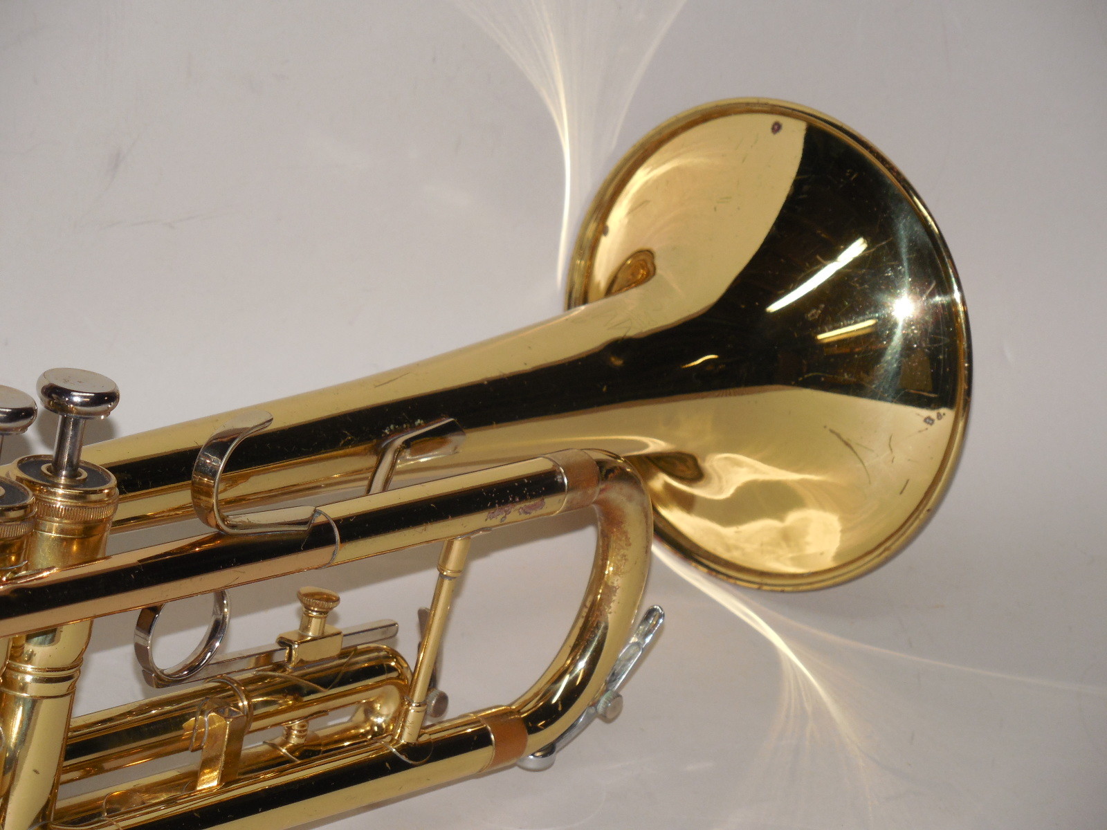 King 601 USA Trumpet w/ Yamaha MP - Great Valves - Ready to Play
