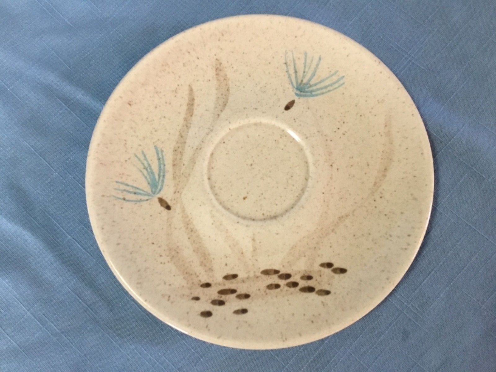 Vintage Mid Century 1950's Red Wing Bob White Quail Cup & Saucer Set