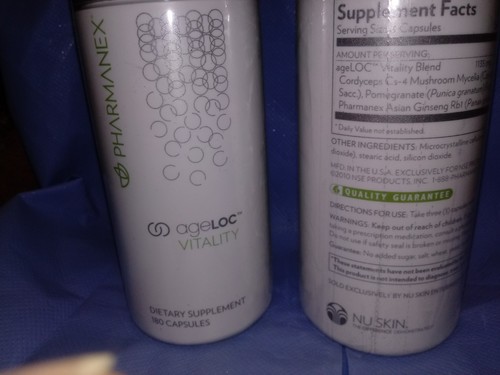 2 Nu Skin Pharmanex AgeLoc Vitality 360 ct capsules. Authentic Factory Sealed
