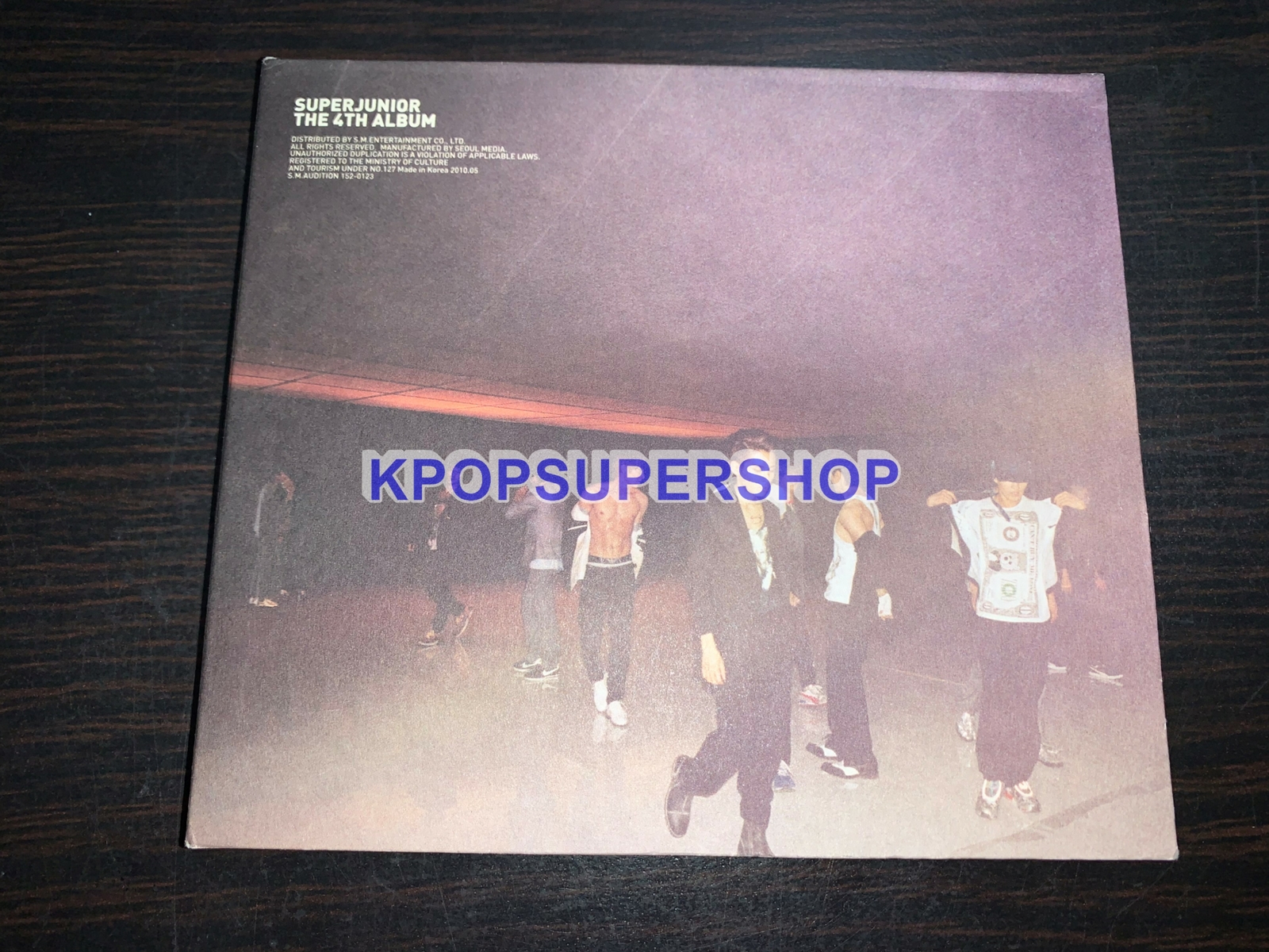 Super Junior The 4th Album Bonamana Photobook Sungmin Photocard CD