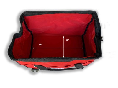 Milwaukee M18 Fuel Contractors Tool Bag, Size 16''L x 10''W x 10.5''H